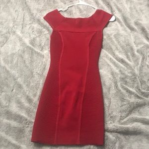 Bebe small red minidress